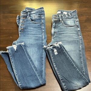 2 Pair - Women’s KanCan Jeans - Size 25